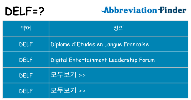 delf 대 한 무엇을 서가