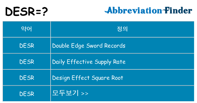 desr 대 한 무엇을 서가