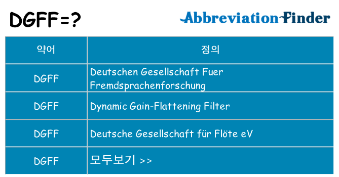 dgff 대 한 무엇을 서가