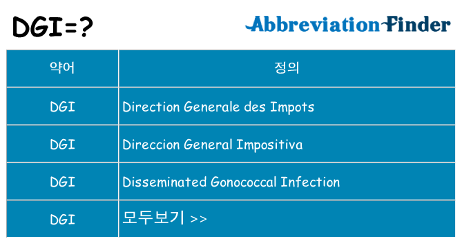 dgi 대 한 무엇을 서가