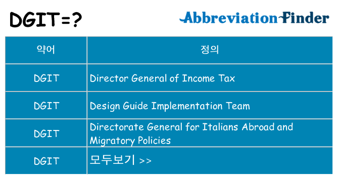 dgit 대 한 무엇을 서가