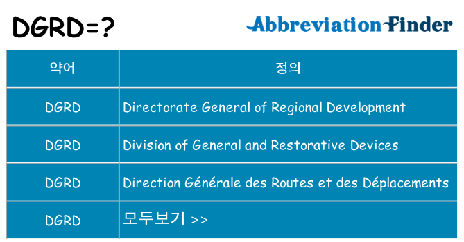 dgrd 대 한 무엇을 서가