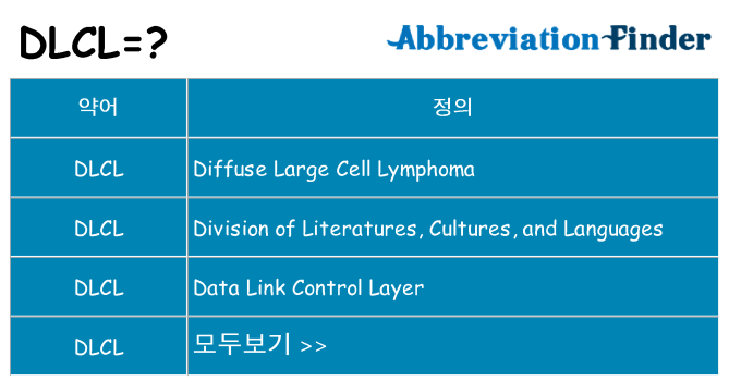 dlcl 대 한 무엇을 서가