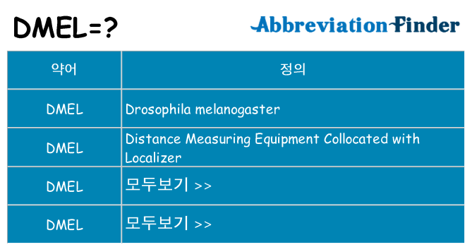 dmel 대 한 무엇을 서가