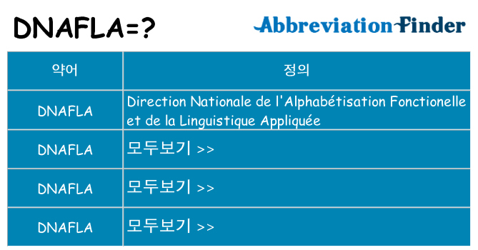dnafla 대 한 무엇을 서가