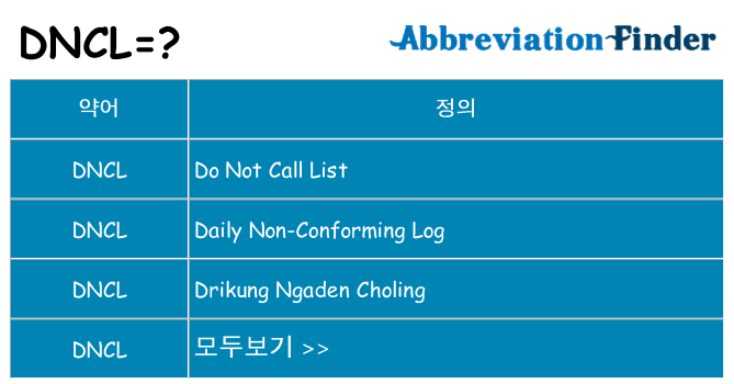 dncl 대 한 무엇을 서가