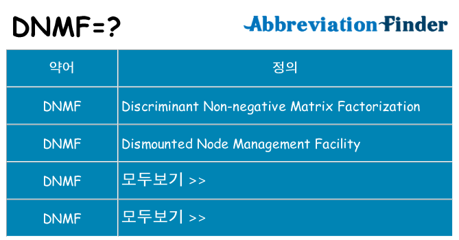 dnmf 대 한 무엇을 서가