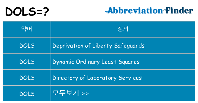 dols 대 한 무엇을 서가