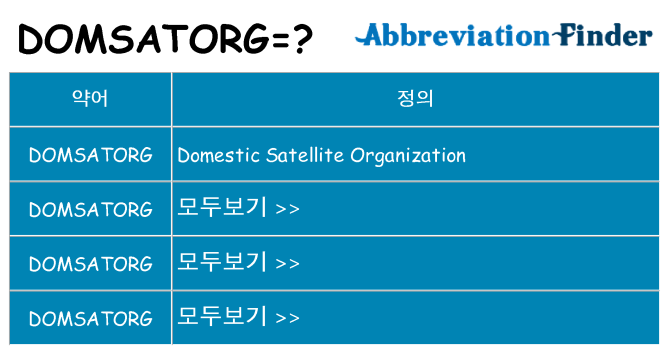domsatorg 대 한 무엇을 서가