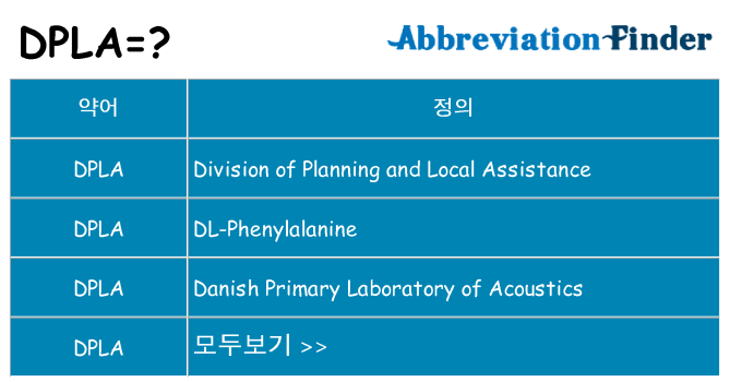 dpla 대 한 무엇을 서가