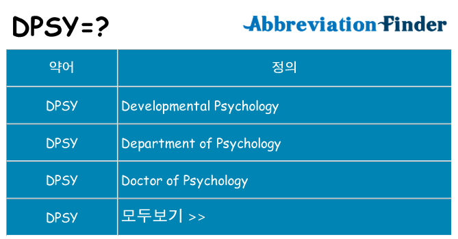dpsy 대 한 무엇을 서가