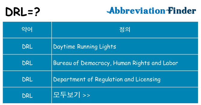 drl 대 한 무엇을 서가