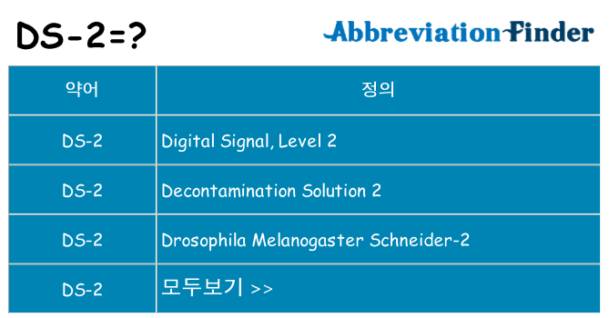 ds-2 대 한 무엇을 서가