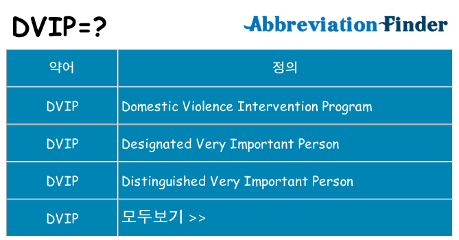 dvip 대 한 무엇을 서가