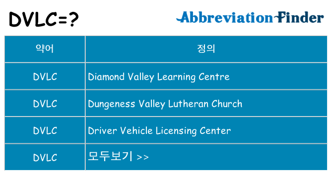 dvlc 대 한 무엇을 서가