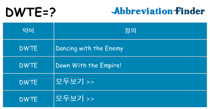 dwte 대 한 무엇을 서가