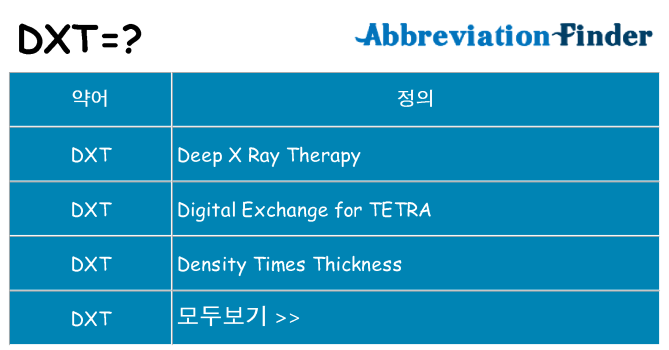 dxt 대 한 무엇을 서가
