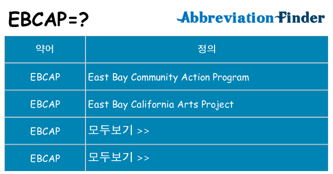 ebcap 대 한 무엇을 서가
