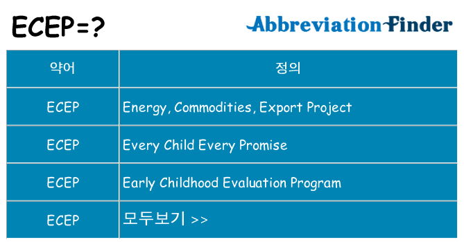 ecep 대 한 무엇을 서가
