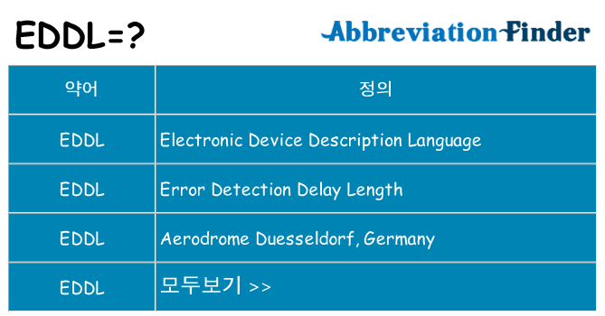 eddl 대 한 무엇을 서가