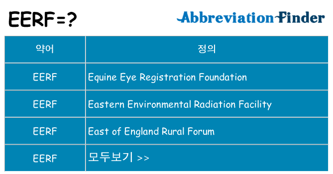 eerf 대 한 무엇을 서가