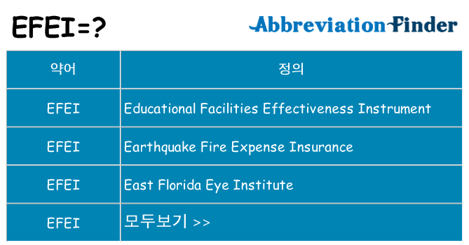 efei 대 한 무엇을 서가