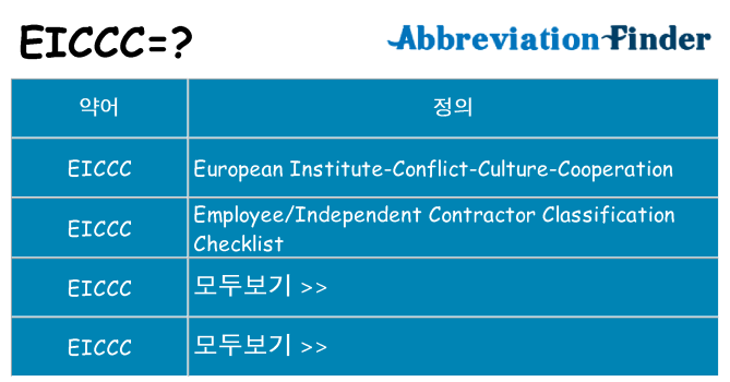eiccc 대 한 무엇을 서가