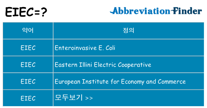eiec 대 한 무엇을 서가
