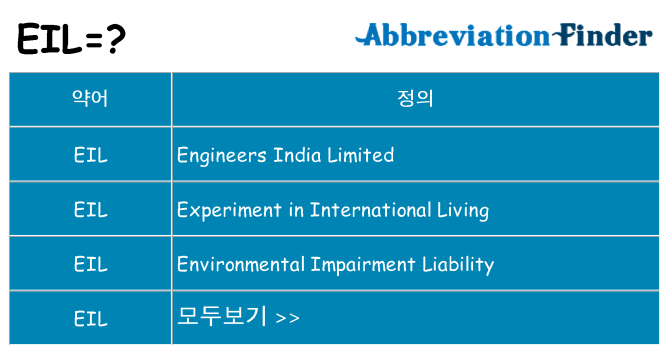 eil 대 한 무엇을 서가