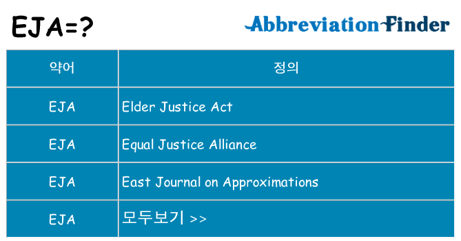 eja 대 한 무엇을 서가
