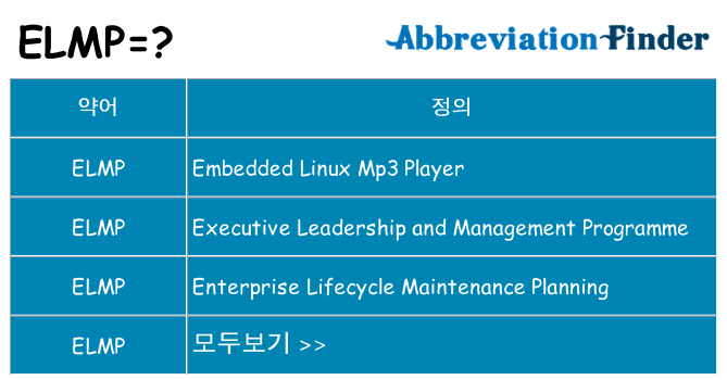 elmp 대 한 무엇을 서가