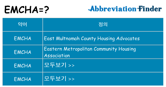 emcha 대 한 무엇을 서가