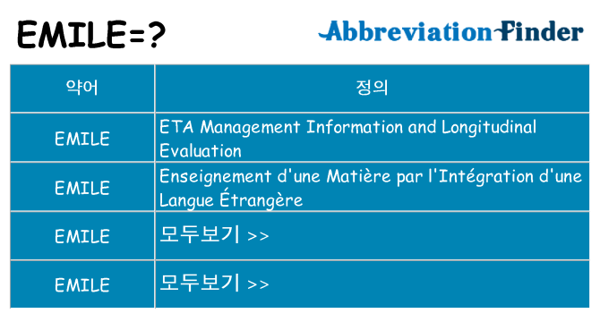 emile 대 한 무엇을 서가
