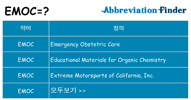 emoc 대 한 무엇을 서가