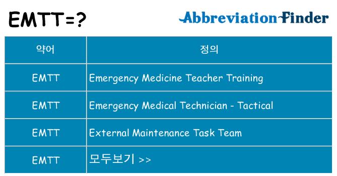 emtt 대 한 무엇을 서가