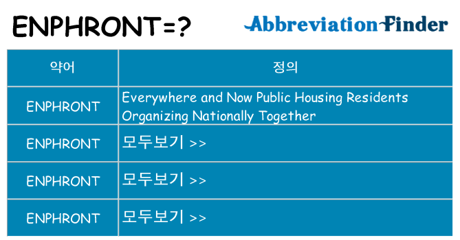 enphront 대 한 무엇을 서가