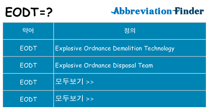 eodt 대 한 무엇을 서가