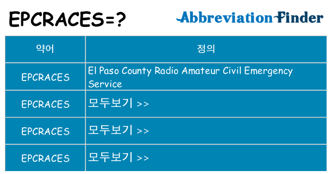 epcraces 대 한 무엇을 서가