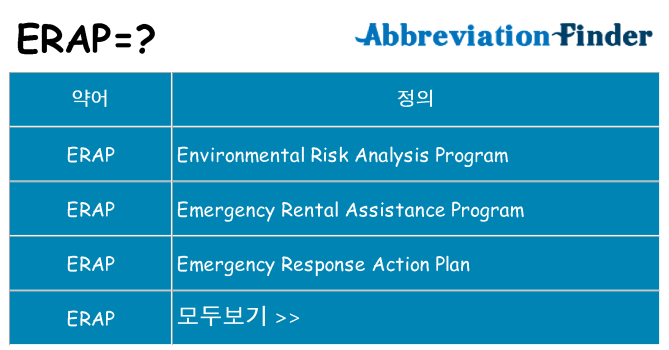 erap 대 한 무엇을 서가