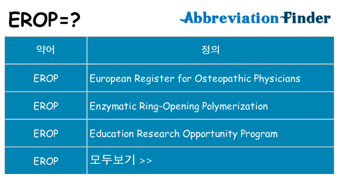 erop 대 한 무엇을 서가