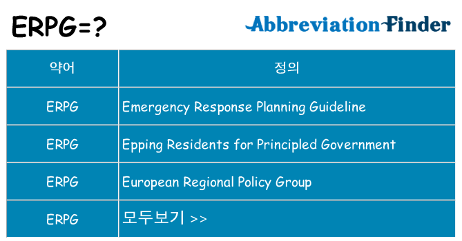 erpg 대 한 무엇을 서가