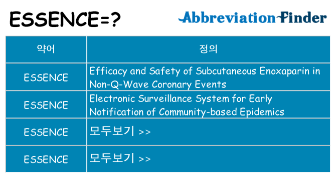 essence 대 한 무엇을 서가