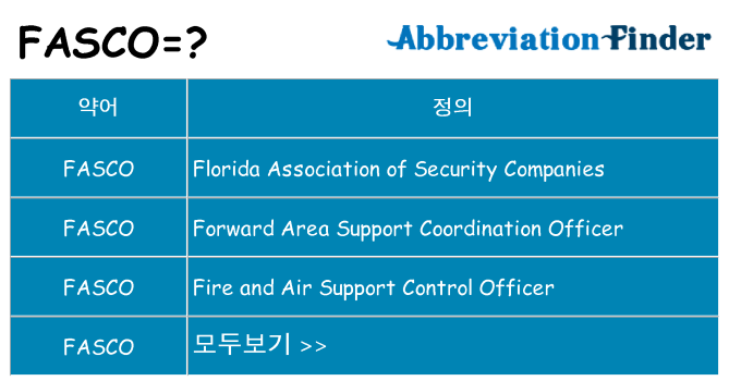fasco 대 한 무엇을 서가