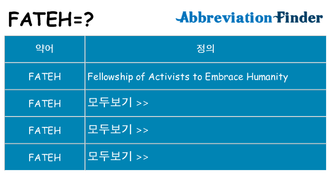 fateh 대 한 무엇을 서가