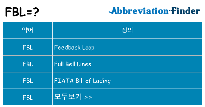 fbl 대 한 무엇을 서가