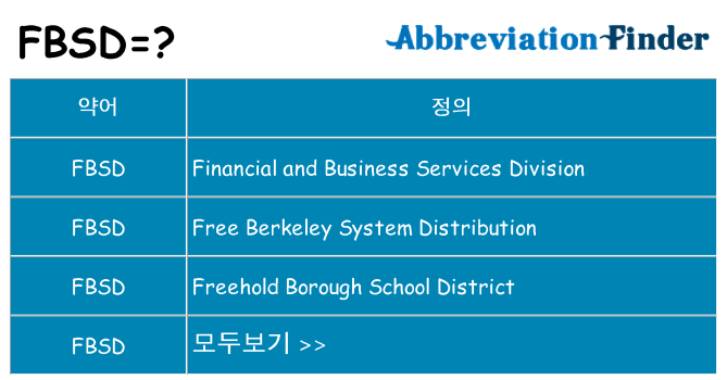 fbsd 대 한 무엇을 서가
