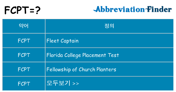 fcpt 대 한 무엇을 서가