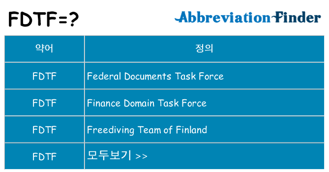 fdtf 대 한 무엇을 서가