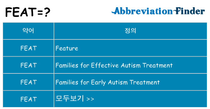 feat 대 한 무엇을 서가