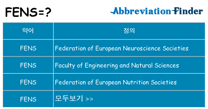 fens 대 한 무엇을 서가